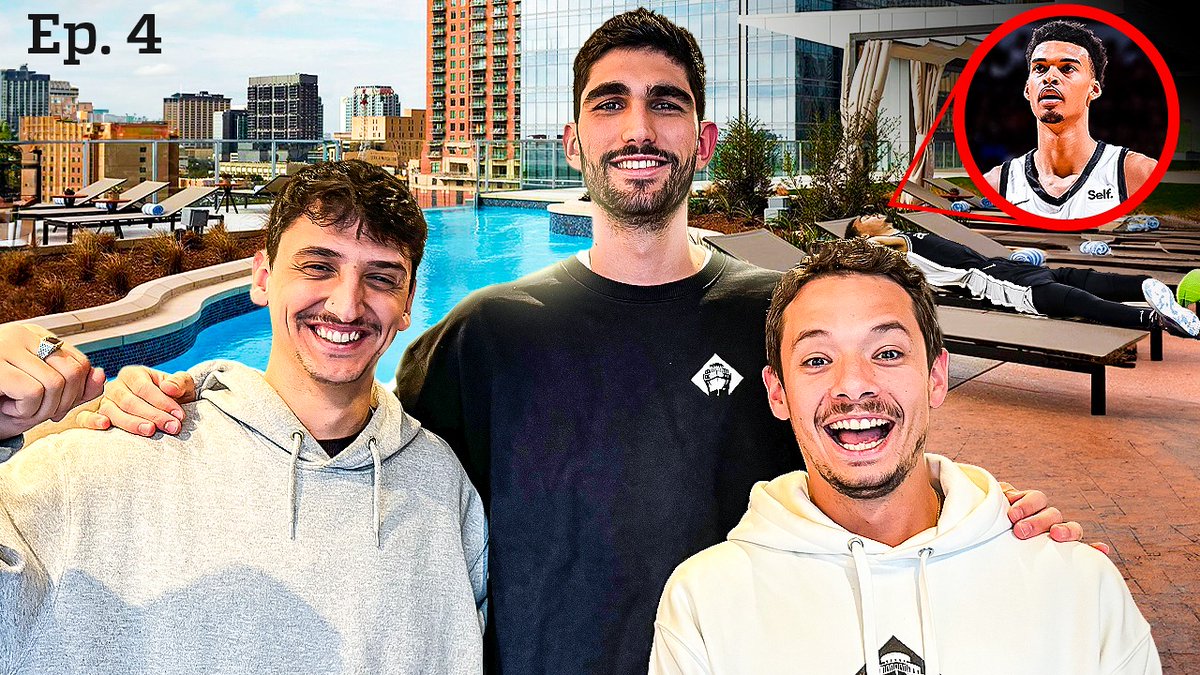 EPISODIO 4 CON SANTI ALDAMA
<a href="/santialdama/">Santi Aldama</a>

"YO PEDÍ DEFENDER A WEMBY"

Las 24h de su lesión, viajes, hoteles, el matazo de Morant...

youtu.be/kbwmwAL3BoM?si…