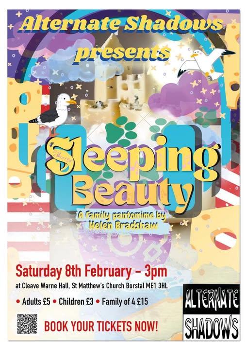 alternateshadow's tweet photo. Custard pies, chaos and cheesy jokes aplenty are the recipe for Alternate Shadows' panto
Tickets are £5 Adults, Children £3 Family of 4 £15
To reserve your tickets, scan the QR code on the Poster https://t.co/QSVosw4tKU