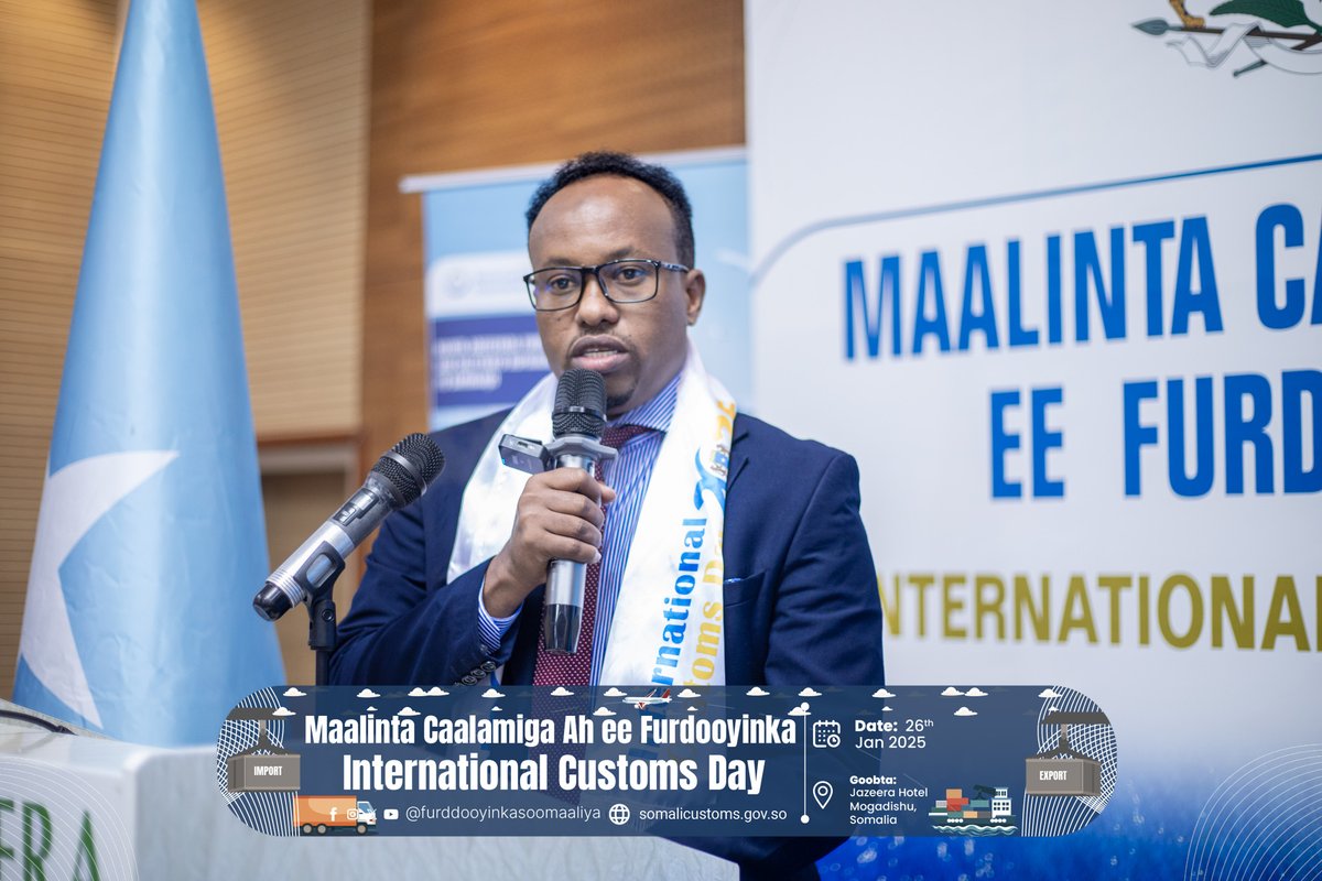 Distinguished guests graced today’s #InternationalCustomsDay celebrations, including Directors-General, senior customs officials, representatives from the Somali Chamber of Commerce, Ministry of Commerce, private sector stakeholders, and more.