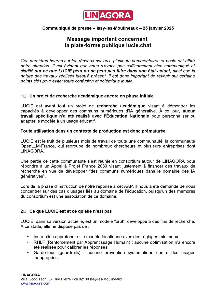 Linagora tweet media