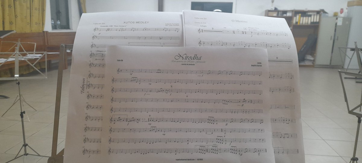 First band practice since the christmas concert, enjoyed a much needed break also while dealing with personal issues. I guess my next assignment has been handed to me!!

#MentalHealthAwareness #mindfulness #musicians #tuba #music