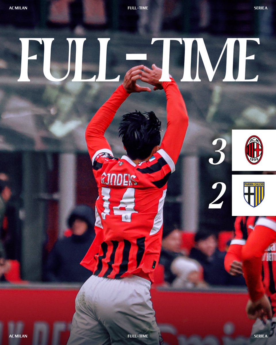 acmilan's tweet photo. Sorry for the delay, the graphic designers were a bit busy... 😇

#MilanParma #SempreMilan 
Brought to you by @Bitpanda_global https://t.co/GIISLIYyzB
