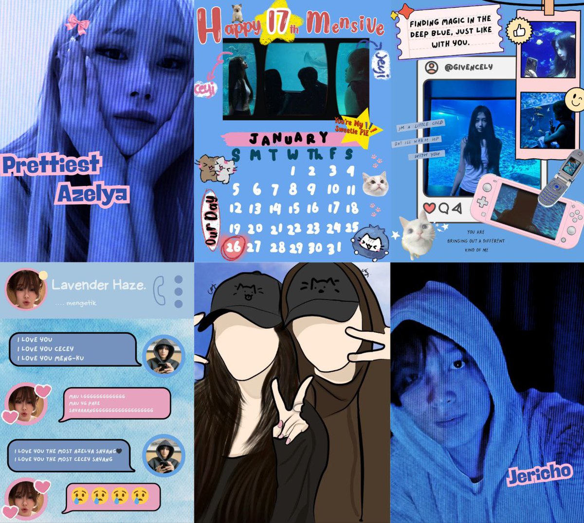 hazeulnaat's tweet photo. HAAPPYYT 17TH MENSIV KAKAKAKK π»π» #JericelDay @jerichooco & @givencely semoga langgeng terus sampai mensive anniv yang berikut berikutnya ya dan semoga makin sayang satu sama lain β€βπ₯β€βπ₯ https://t.co/aj7hSlmpnV