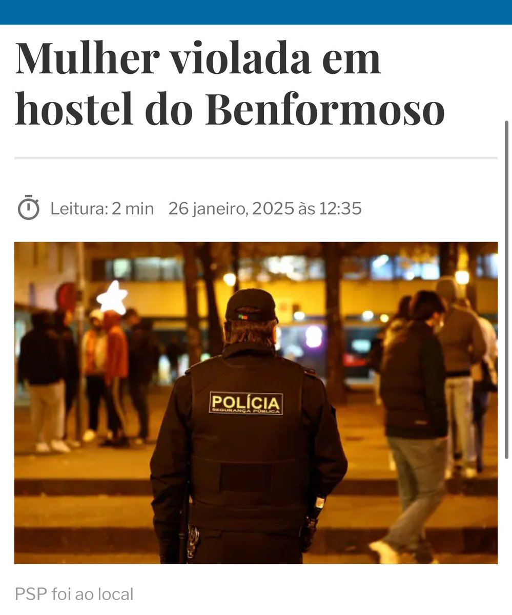 ritamariamatias's tweet photo. “O indivíduo, de origem indostânica, propôs à mulher passar a noite no hostel. E a mulher aceitou a oportunidade para não dormir na rua.
Porém, o suspeito terá aproveitado a situação de vulnerabilidade da vítima para fazer-lhe avanços, que a mulher recusou. O indivíduo terá então obrigado a vítima a manter relações sexuais no quarto de hostel.”

CHEGA! 🤬