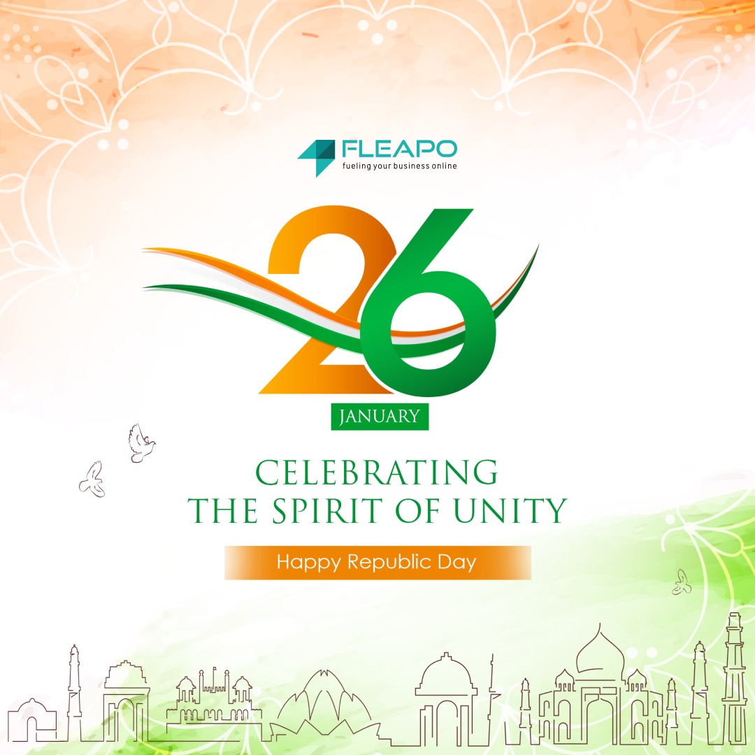 fleapo_ai's tweet photo. As we celebrate our 𝟳𝟲𝘁𝗵 𝗥𝗲𝗽𝘂𝗯𝗹𝗶𝗰 𝗗𝗮𝘆 today, we’re reminded of the power of unity, resilience, and progress that defines 𝗜𝗻𝗱𝗶𝗮. At Fleapo, we’re proud to be part of this vibrant, innovative ecosystem, contributing to the country's growth through cutting-edge technology and sustainable solutions. Let’s continue to drive positive change, collaborate, and build a stronger tomorrow. 𝗛𝗮𝗽𝗽𝘆 𝗥𝗲𝗽𝘂𝗯𝗹𝗶𝗰 𝗗𝗮𝘆! 🇮🇳

#RepublicDay #Fleapo #Innovation #Growth #TechForGood #India