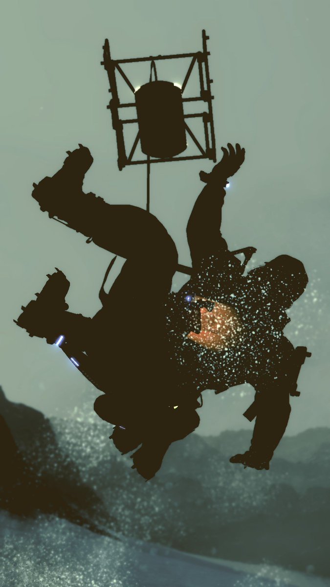 soleraic's tweet photo. Skateboarding on a floating carrier in the snow might not be the best idea.
#DeathStranding #DSPhotomodeCP_Jan #DeathStrandingDirectorsCut #DeathStrandingPhotoMode https://t.co/3G8Xoo3Hen