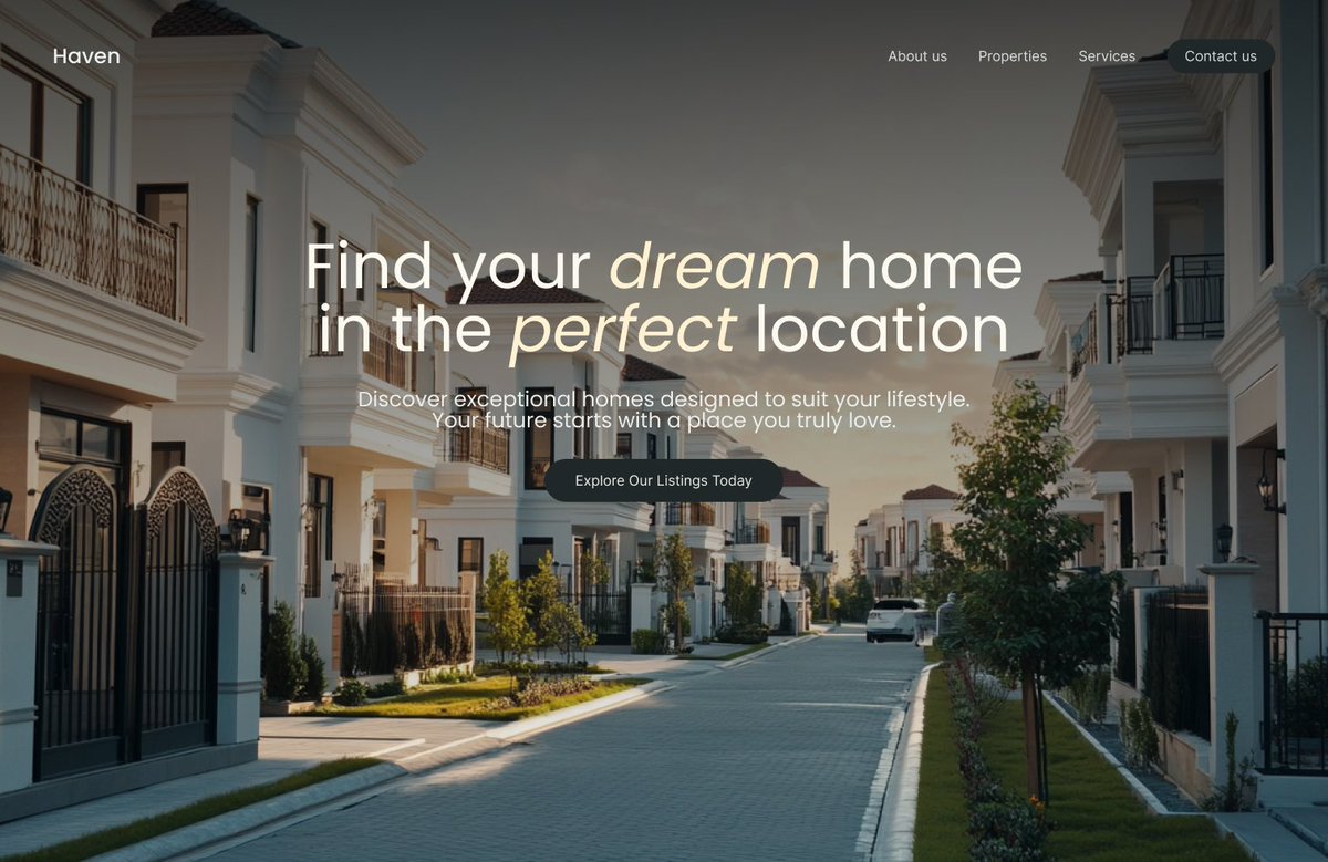 blaasmodev's tweet photo. Design for a real estate agency, thoughts? https://t.co/TWqcC8kIIV