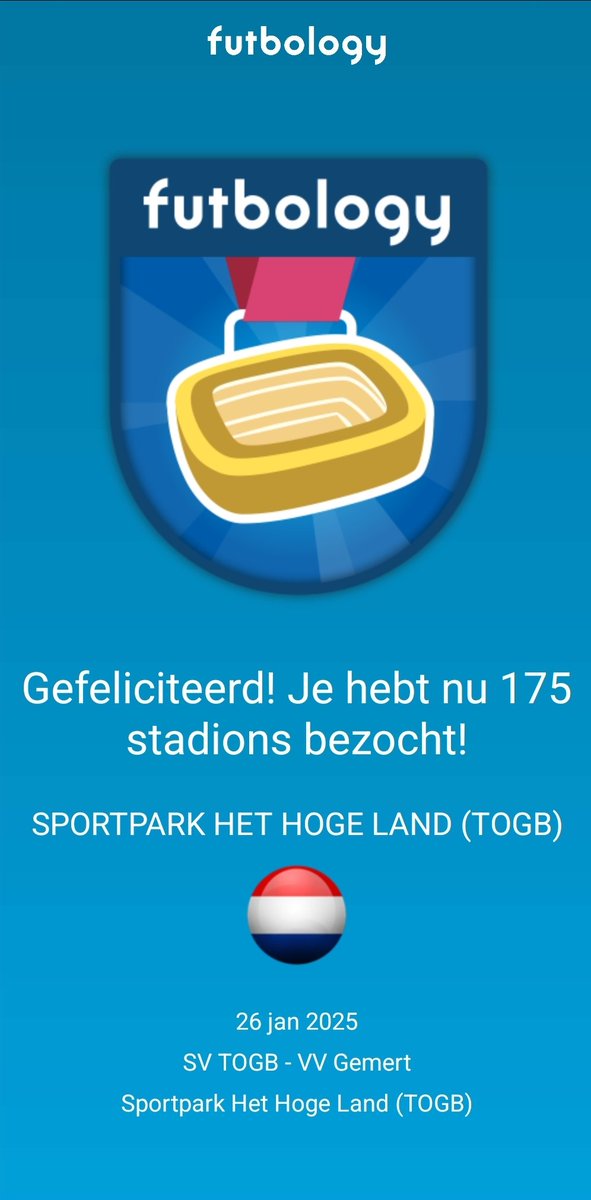 niek92jansen's tweet photo. Het duel TOGB 🆚️ vv Gemert is ook een mooie persoonlijke mijlpaal.
1️⃣7️⃣5️⃣ 🏟✅️
#TOGB #vvGemert #Berkel #Groundhopping #groundhoppen @togbvoetbal_1 @vvgemert @FutbologyBENL https://t.co/9gjVVlzE2a