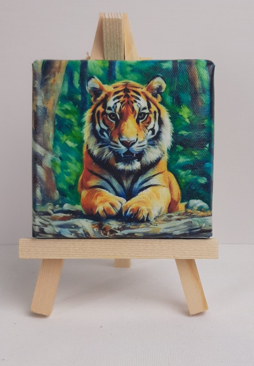 Kunstwerks69063's tweet photo. Kleines Bild Druck auf Leinwand
Gedruckt auf 7 x 7 cm kleiner Leinwand. Mit Lack überzogen, um die Farben zu schützen.
#Mini Bild #Mini Wand Dekor #Kleinformat Gemälde #Leinwand #Keilrahmen #Staffelei #Puppenhaus Kunst
#Katze #Tiger
https://t.co/VhyDpl6mfv https://t.co/yWlEgT2SJO