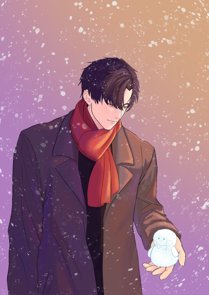 papudding's tweet photo. Little snowman 

#恋と深空 #LoveandDeepspace #戀與深空 #黎深 #レイ  #Zayne https://t.co/l1CsOhVKAL
