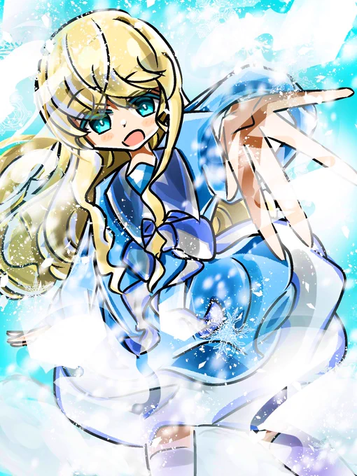 雪と氷#イラスト#Cいあーと #illustration #絵描きさんと繫がりたい #絵柄が好きっていう人にフォローされたい #絵描きさんフォロバ100#冬の創作クラスターフォロー祭り 