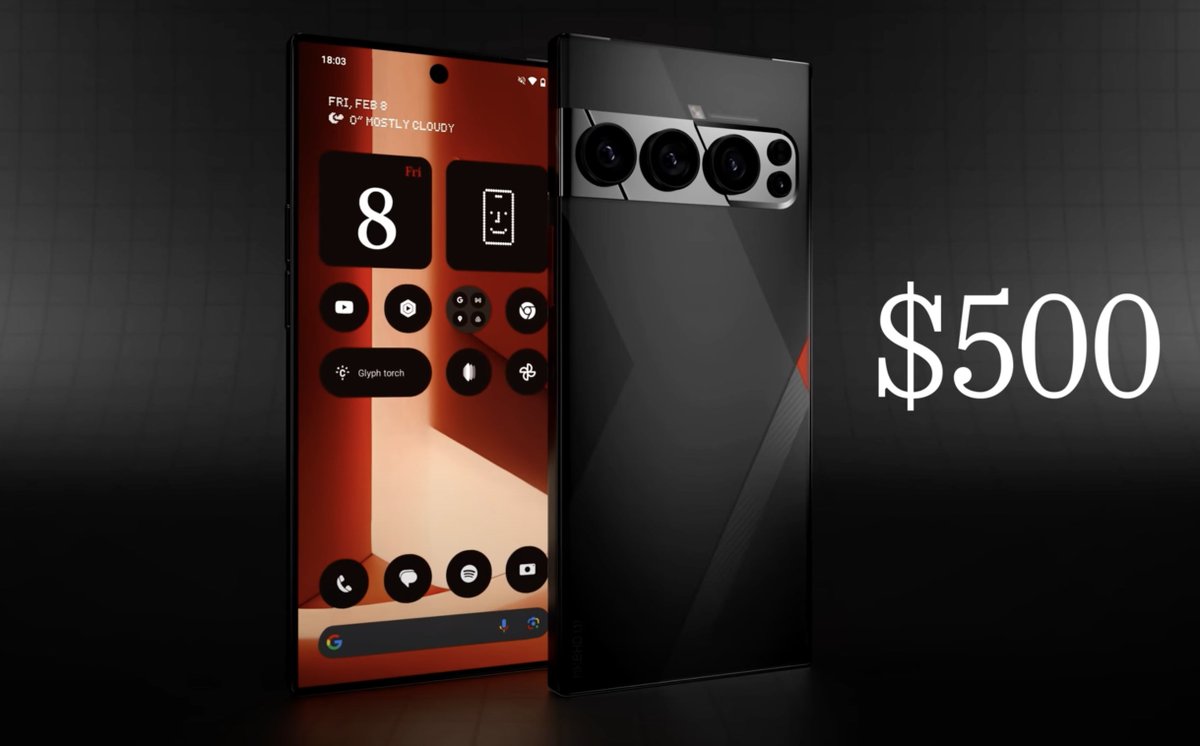 stufflistings's tweet photo. What if Nothing really pulls off this phone in the future? 👀
Thoughts on the design? https://t.co/4q46bJF3ia