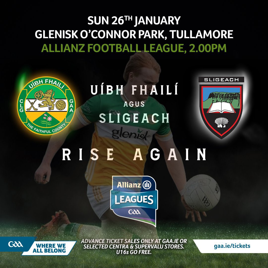 Best of luck to Canice &amp; all the Sligo team who start their league campaign today away to Offaly. Also wishing our former coach Colm McGee good luck in his new role as goalkeeping coach. Hoping it’s another good league season for all involved 

<a href="/sligogaa/">Sligo GAA</a> 

❤️💚🖤🤍