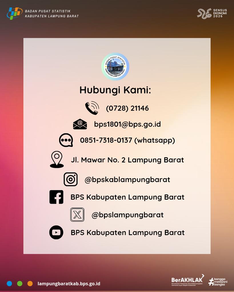 bpslampungbarat's tweet photo. – Humas BPS Kabupaten Lampung Barat –

@bps_statistics 
@bpsprovlampung 

#SchoolGoesToInstitution #BPSKabupatenLampungBarat #BPSLampungBarat #BPSProvinsiLampung https://t.co/tcUYlGoJZy