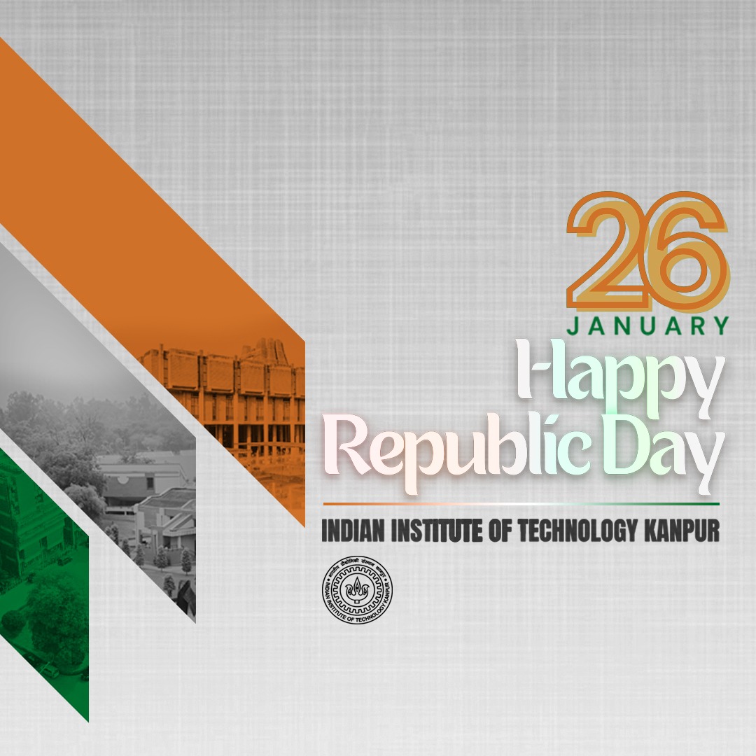 IITKanpur's tweet photo. #HappyRepublicDay! 🇮🇳
On this proud day, we salute the incredible journey of our nation and the architects of our Constitution who envisioned an India that celebrates diversity, unity, and progress.
#RepublicDay #India #EngineeringForIndia #JaiHind #IITKanpur #iitk https://t.co/AeThImLWQK
