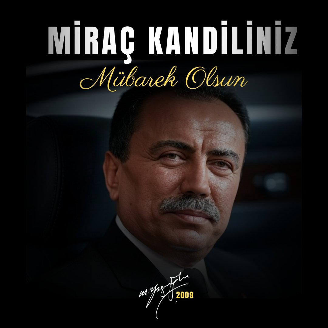 Miraç Kandiliniz mübarek olsun.