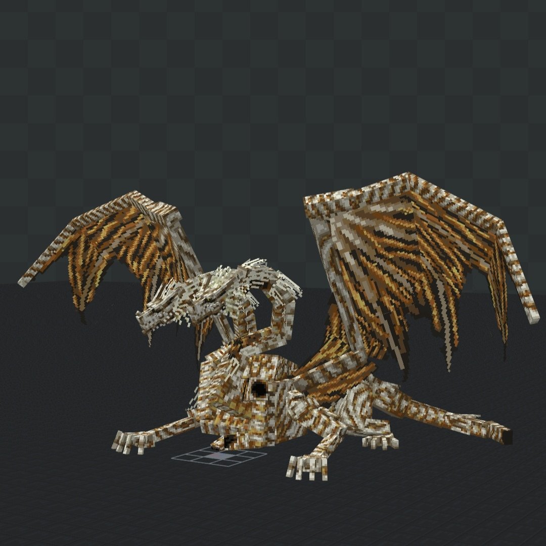 dragonlord placidusax
#Blockbench 
#lowpoly 
#ELDENRING
#Minecraft