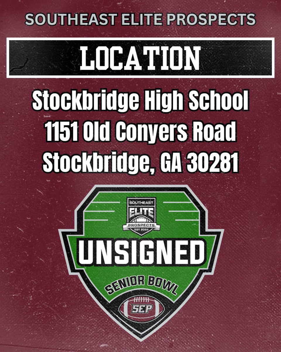 🚨TUNE IN TODAY🚨
1:00PM 🕐
Stream Link:
vimeo.com/event/4870058

<a href="/SoutheastElite_/">Southeast Elite Prospects</a> 
<a href="/NEGARecruits/">Northeast Georgia Recruits</a> 
<a href="/FBCoachPineda/">Coach Taylor Pineda (Coach P)</a>