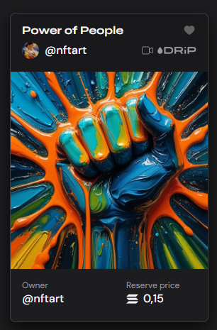 Crossbow0086's tweet photo. Flash Auction on @drip_haus
Starting Bid : 0.15 SOL
Duration: 5 Days
Edition: ULTIMATE 1/1 VR Paint
Place your bid now!
#NFT #NFTArt #NFTArtist #VRPaint #NFTAuction #Mallow #Drip #SolanaNFT #Solana #Auction #Paint #VRArt #UltimateEdtion https://t.co/RouxMI1yRr