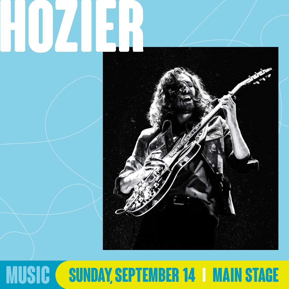 Hozier's tweet photo. See you at the #SommoFestival Main Stage on Sunday, September 14th 🖤

https://t.co/Q1hjGZlki5 https://t.co/AUzXwSVqVh
