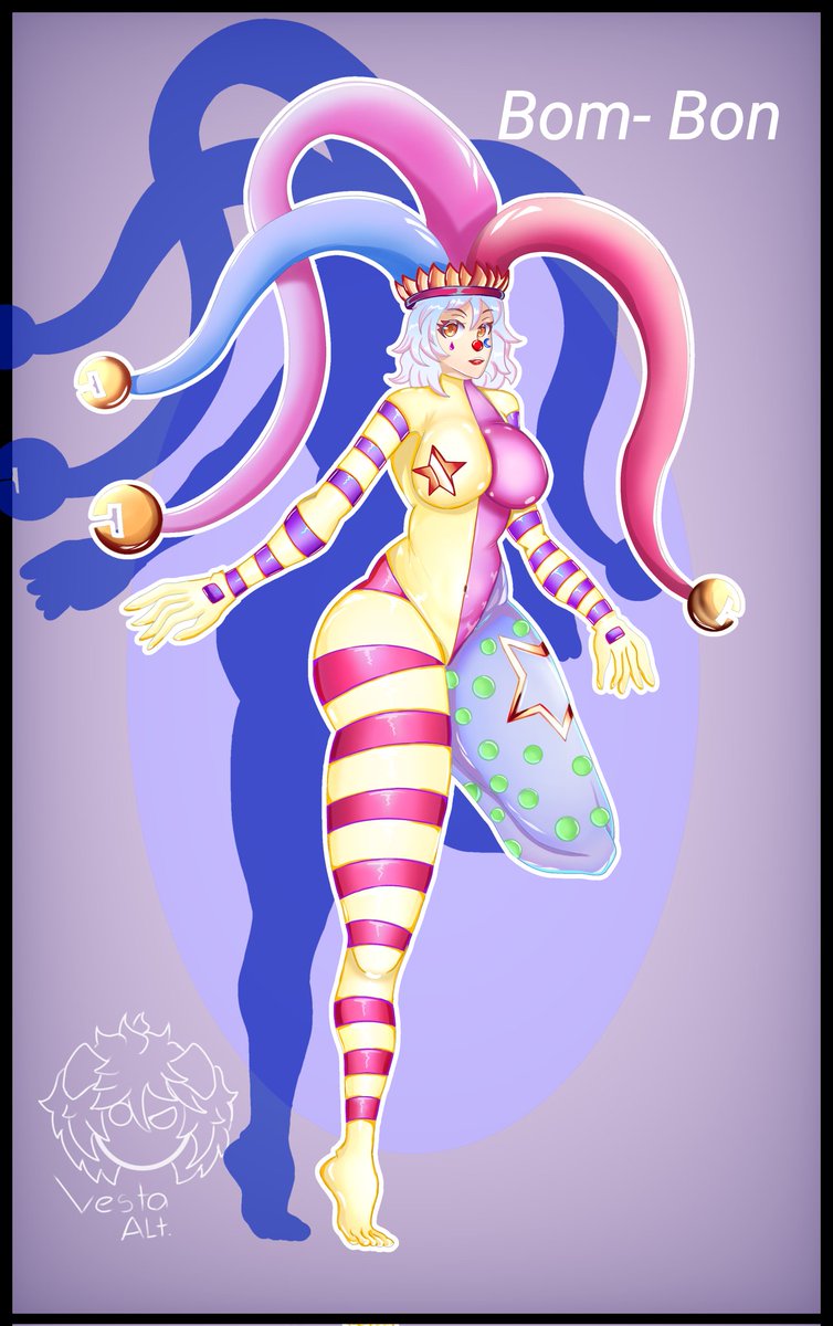 Vesta_Alt's tweet photo. Hoy les traigo un dibujo más en digital, está vez una payasa que decidí colorear conocida como bom bon
#clowngirl #ClownGirls #drawing #nfsw #ilustration #rule34 #rule34diffusion #art #furryartist #furryfandom #furryartwork #COLORS #waifugirl #waifumaterial #ArtistOnTwitter https://t.co/vTaHbOK3D1