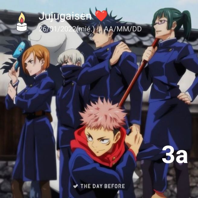 strwru_'s tweet photo. Oficialmente se cumplen 3 años con la jujugaisen, aunque anda todo tieso, estoy feliz con el tiempo compartido acá. Esperé a este día para darle un cierre a la cuenta ya que aunque no la uso le tenía mucho cariño y no me animaba a dolor irme. Feliz tercer aniversario familia 💕 https://t.co/TfwgvutA0N