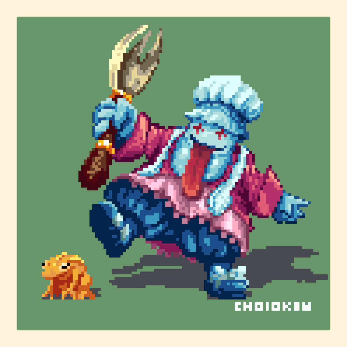 CholoKew's tweet photo. - Steiner & Kweena -
Fanart of Final Fantasy IX
#ffIX #finalfantasy #finalfantasyix #steiner #pixelart #Kweena #Quina https://t.co/7ab86IdfXz