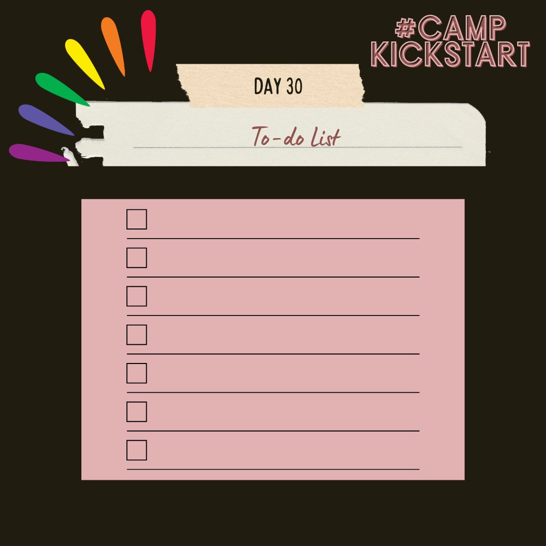 ss_scribbles's tweet image. For 30th day #CampKickstart, write your MCs’ to-do list!

The link for our social media templates – canva.com/design/DAGIr0E…. 😍