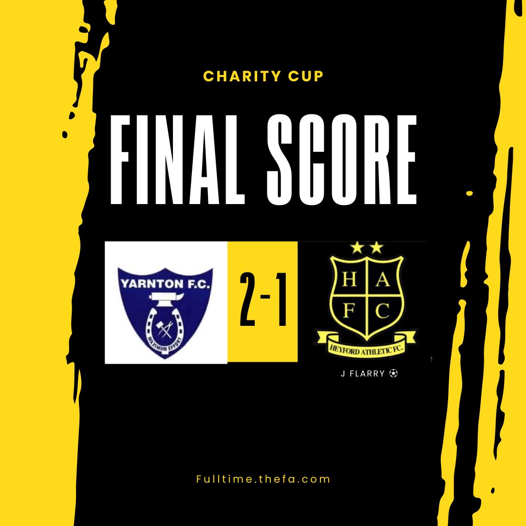 hafcbears's tweet photo. We fought hard until the very end, but came up just short. Proud of the grit and determination shown by the team, certainly a performance to be proud of and build on. 🐻🟡⚫️🐻

Congrats to Yarnton who now move on to the final of the Charity cup. https://t.co/ieig8W3DEr