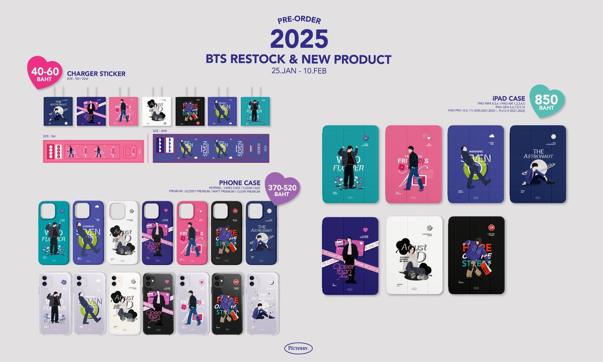 picterry_studio's tweet photo. 🌟.* (Pls RT) 
รีทวิตนี้แจก TOTE BAG 1 รางวัลค่ะ🥳

🧤Pre-Order 
💭🎀 BTS [Restock &amp; New Products]
🛋️ วันนี้- 10/02/2025
🌍 G.O. pls DM

🔎 ฟอร์มสั่ง
https://t.co/OIkjgEK7ZC

🎁 12 ออเดอร์แรก! รับของแถมพิเศษ✨

#ตลาดนัดบังทัน #ตลาดนัดBTS
#ตลาดนัดรถไฟบังทัน https://t.co/9RZfktJ478