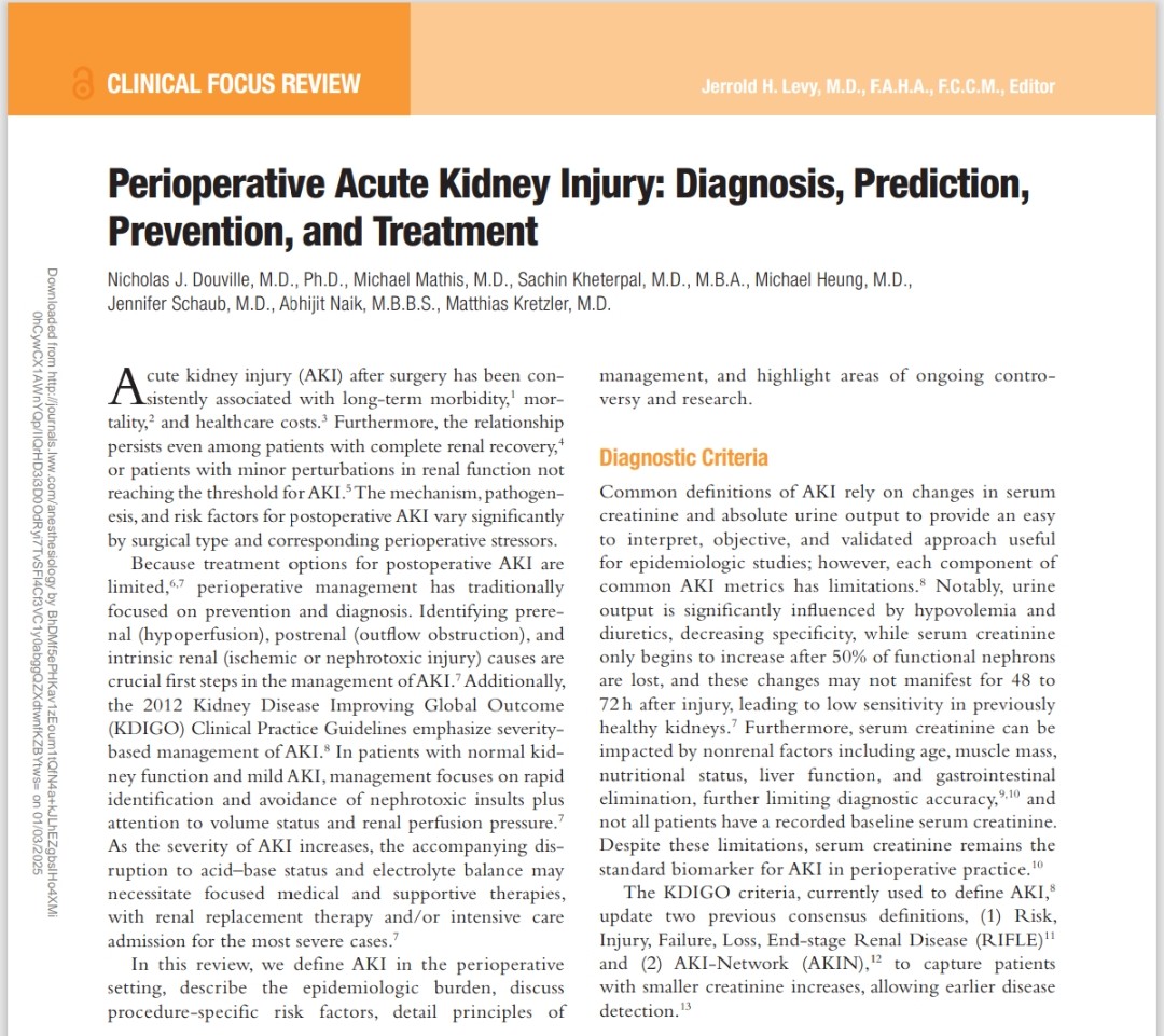APAMED | Medicina de calidad (@apamed_oficial) on Twitter photo Excelente publicación del Dr. <a href="/Douville_NJ/">Nicholas J. Douville</a> para el abordaje de la lesión renal aguda en el perioperatorio
š DOI: 10.1097/ALN.0000000000005215
#LRA #KDIGO #CirugĆa #AnestesiologĆa #MedicinaInterna Excelente publicación del Dr. <a href="/Douville_NJ/">Nicholas J. Douville</a> para el abordaje de la lesión renal aguda en el perioperatorio
š DOI: 10.1097/ALN.0000000000005215
#LRA #KDIGO #CirugĆa #AnestesiologĆa #MedicinaInterna