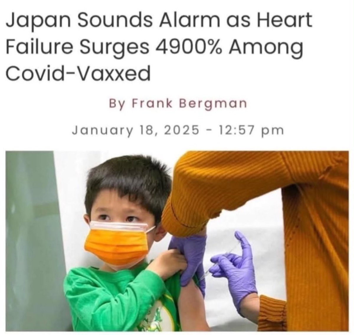 MaryBowdenMD's tweet photo. Babies can’t tell you they have chest pain…How many have had undetected myocarditis? Any other product would have been pulled off the market a long time ago, yet our government wants all babies to get 3 mRNA shots by age 9 months.

https://t.co/0SvIZkK1Ip https://t.co/9kQPebByGA