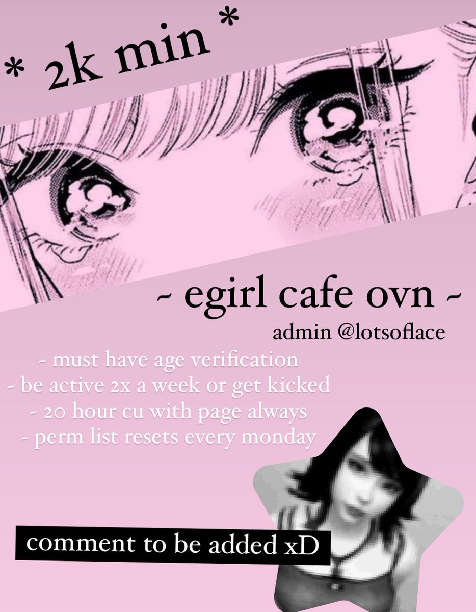 comment or dm to be added !!

must be age verified <3 

🎀🎀🎀🎀🎀🎀🎀🎀🎀