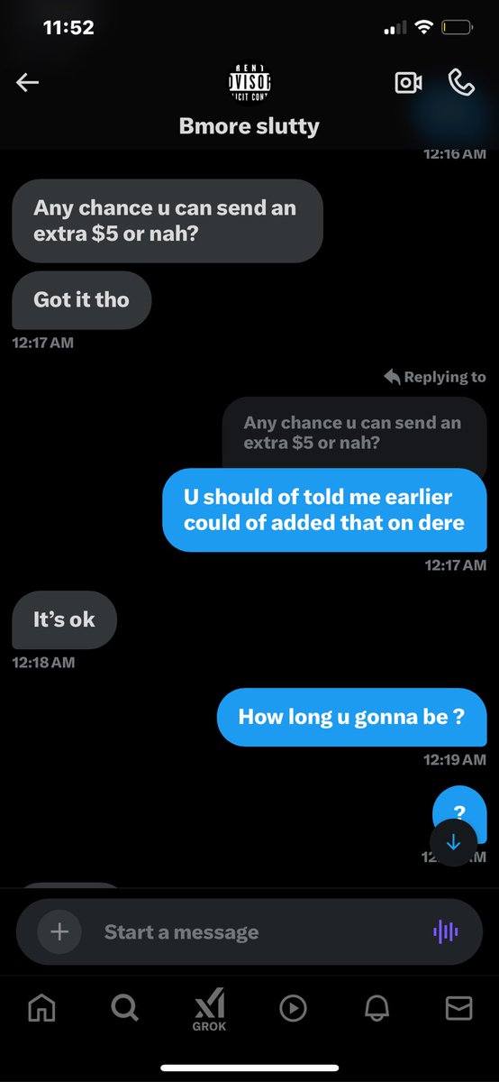 Baltimorepuss's tweet photo. Don’t send him no money he a scam #bmorefreaks #baltimoredl #bmoretop #marylandfreaks https://t.co/tURVMjBwyP