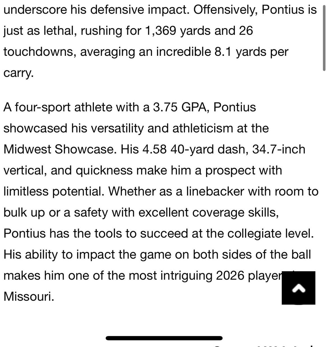 Thank you <a href="/sixstarfootball/">Six Star Football | PLUS+</a> for the write-up. 
<a href="/6starfootballMO/">Six Star Football | MISSOURI</a> <a href="/SCHSBulldogFB/">SC Bulldog Football</a> <a href="/BouchardFred/">Fred Bouchard</a> <a href="/MidRecruiting/">Prep “Football” Mid Missouri Recruiting</a> <a href="/_CoachGoose/">Jarrett Grabbe</a>