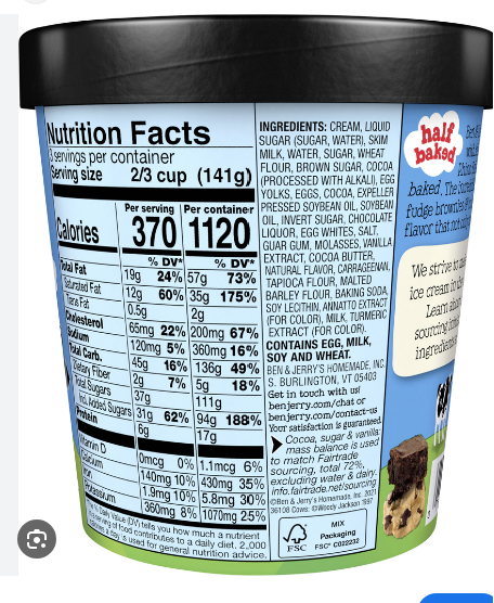 crazycanuck61's tweet photo. @TexasRepublic71 @benandjerrys They dont make ice cream. they make a chemical concoction and lie to the world and call it ice cream. hopefully rfk will ban ahlf the chemicals that goes into this poison https://t.co/msEuMOrWDk