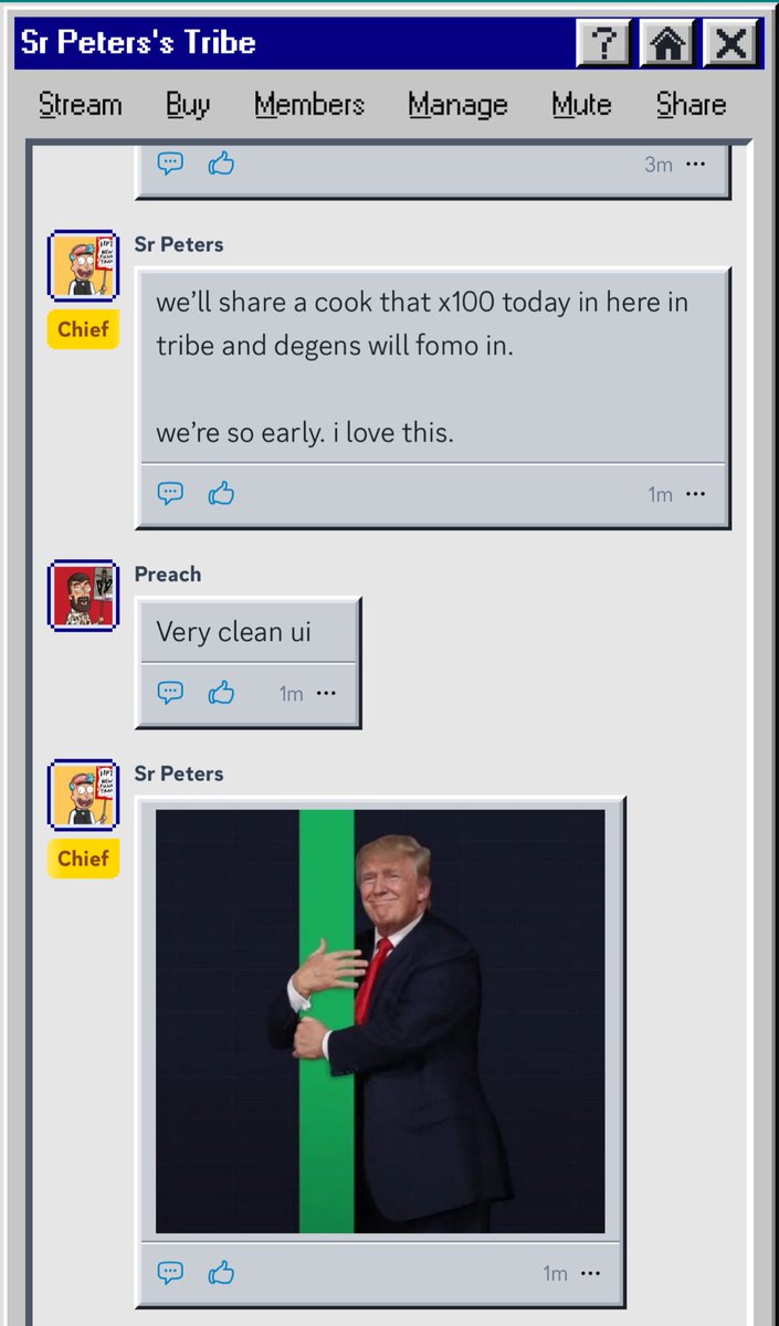 today we cook 🧑‍🍳🍳

max bid socialfi, perfect platform to drop the next x100

ape in now, before its late:

tribe.run/join/5f182c

and make sure to repost, like and drop me your tribe address, to bless some SOL to yall 

🧑‍🍳🍳🚀