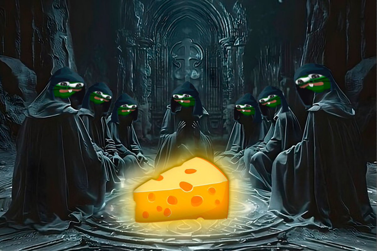 <a href="/MustStopMurad/">Murad 💹🧲</a> The Brielief is built in the shadows, we are consumed by it, and it grows stronger every day

These people will not stop, will not rest, until the masses take the $CHEESE pill with us

It is only a matter of time 🧀💊

<a href="/CTO_Cheese/">poop posting</a>