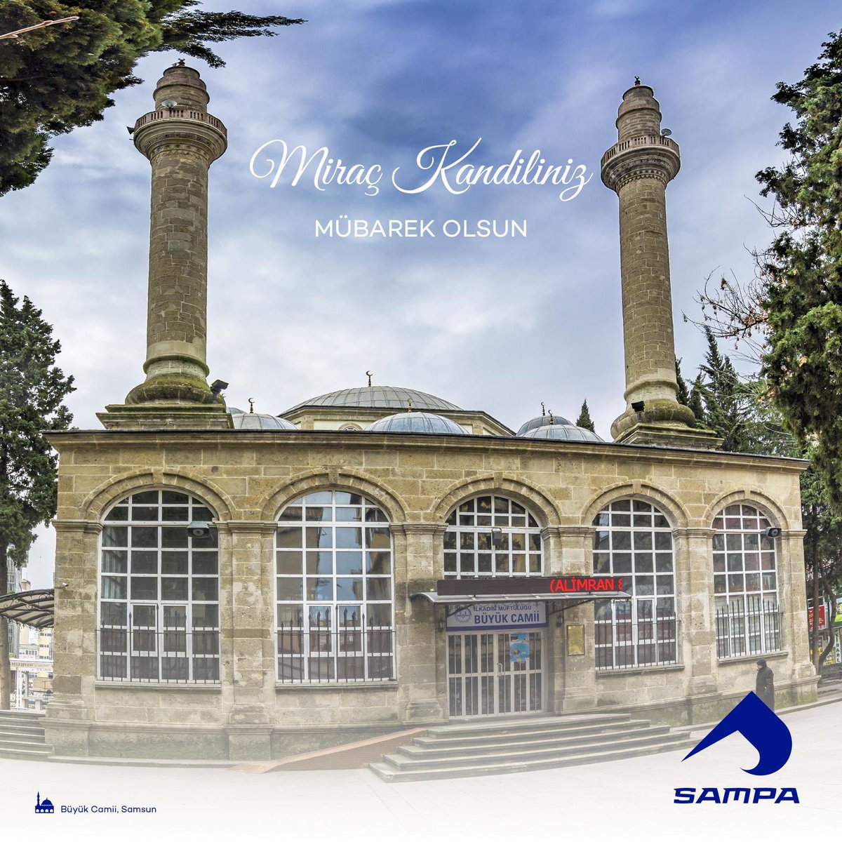 Miraç kandilimiz mübarek olsun. Bu kutlu gecenin tüm dünyaya huzur ve barış getirmesini dileriz. #miraçkandili