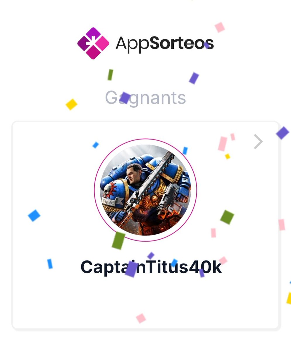 Félicitations à <a href="/CaptainTitus40k/">Captain Titus</a> qui remporte la clé steam 😇