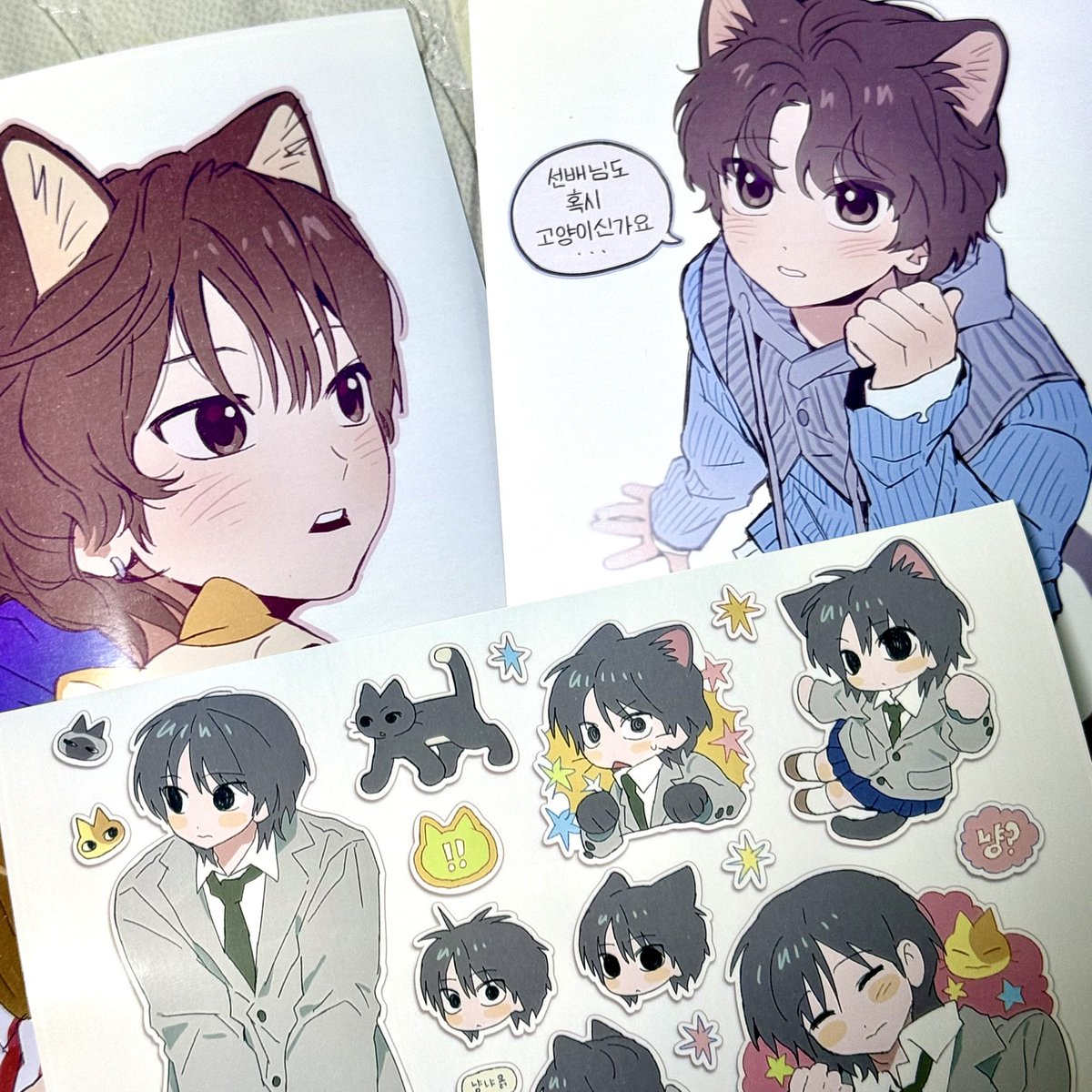 ₍˄·͈༝·͈˄₎.｡oO(선배님도 혹시 고양이신가요…)