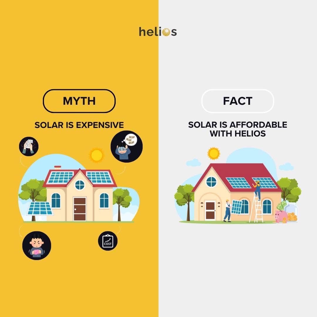 heliosphl's tweet photo. Think solar is expensive? 💡 That’s a myth!

With Helios, going solar is easier and more affordable than ever:
✅ Zero Down Payment
✅ Low Monthly Payments
✅ Big Savings on Electricity

Start your solar journey today at https://t.co/iyzJxSvba4 and see how much you can save! ☀️ https://t.co/mYYdftsmCx