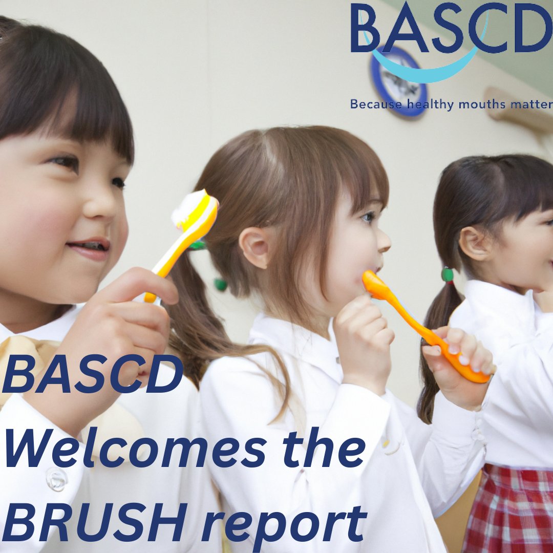 📢 BASCD welcomes the BRUSH report findings showing progress in supervised toothbrushing.  But more must be done. 

We urge the Government to deliver on its promise for a national programme targeting disadvantaged children aged 3–5.