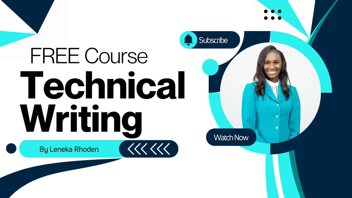 FREE Technical Writing Course:

youtu.be/MXiK4PDeZPo?si…