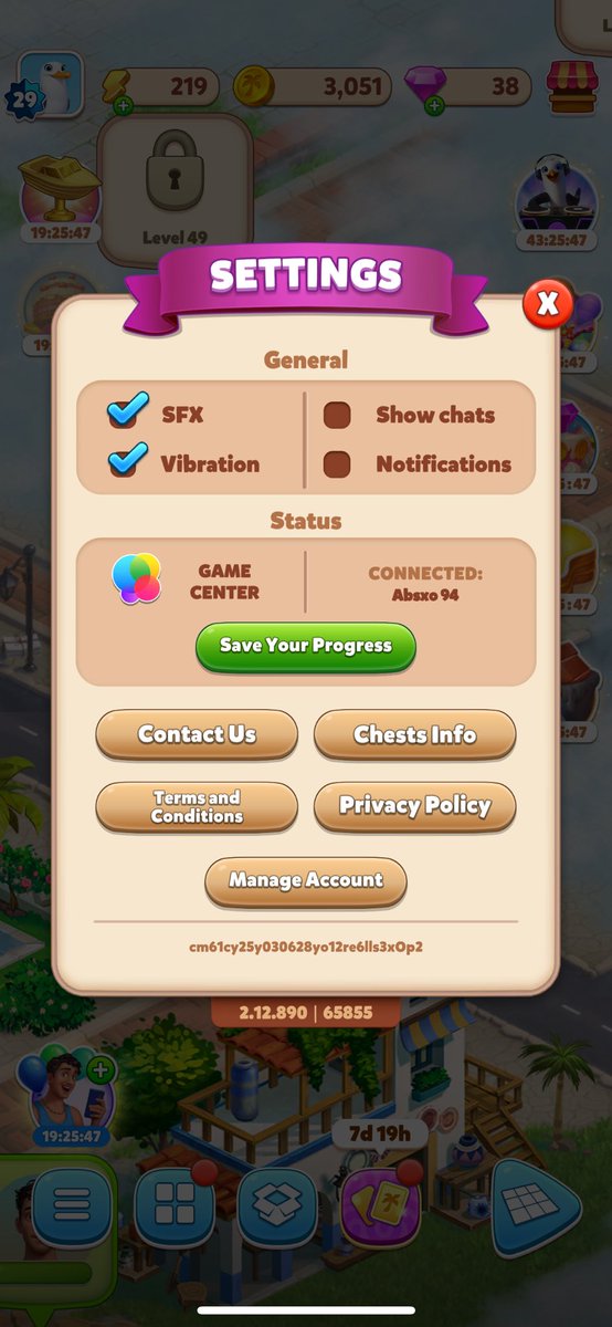 abbieeshep's tweet photo. @TravelTownGame @Confidolove cm61cy25y030628yo12re6lls3xOp2

I just copied it from the settings board, is that right? https://t.co/gMDWFtYocD