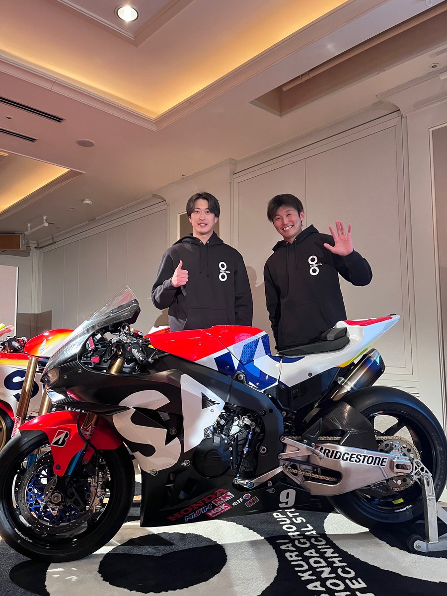 [2025年体制発表]
今年も桜井ホンダから全日本JSB1000に参戦します。
鈴鹿8耐も大治朗君と頑張ります💪
応援よろしくお願いします！！