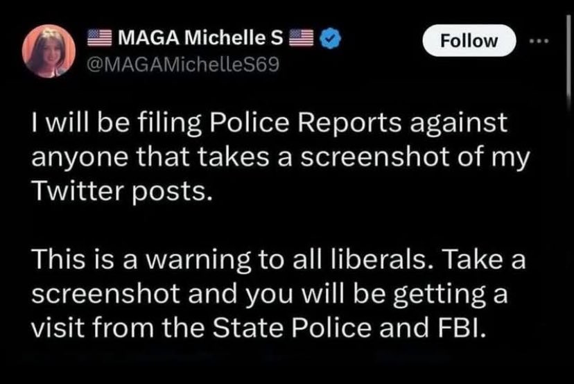 .<a href="/MAGAMichelleS69/">🇺🇸 MAGA Michelle S 🇺🇸</a> ok luv should i @ them or nah <a href="/FBI/">FBI</a> put the cuffs on fellas