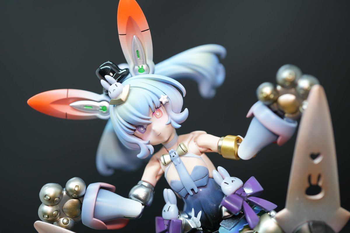 death8384's tweet photo. 2025初のメガミ完了しました
🐇ウサギ　かわいいでしょう https://t.co/7hZUREgp3C