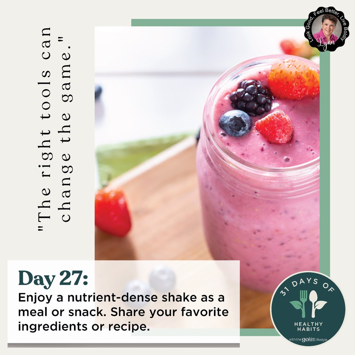 lynn_huber's tweet image. Fuel your body with a nutrient-packed shake! 🍓🥬 Loaded with protein, vitamins, and healthy fats, it’s the perfect snack or meal. 💪🌱 Berries, greens, nut butter—what’s your go-to combo? Share below! 👇🥤 #HealthyShakes #FuelYourBody #SmoothieIdeas #HealthyHabits