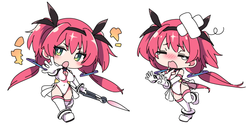 「制作中の同人ゲームクロスニアハートの発売日変更になりました!1日早くなって前倒し」|Ｉｘｙ（いくしー）のイラスト